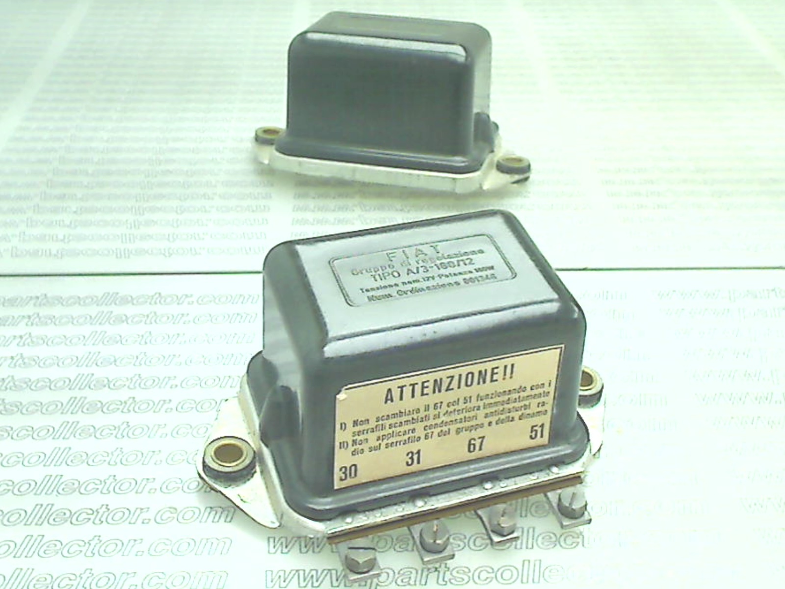 FIAT 801346 Electrical system code 7570 compatible with: FIAT TOPOLINO